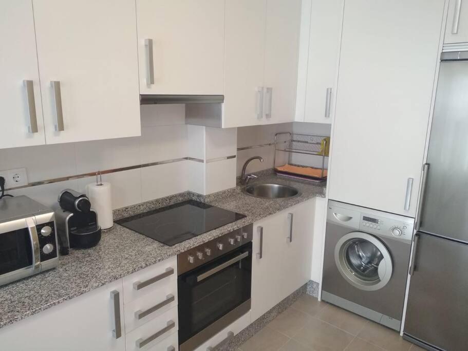 Apartamento Playa A Rapadoira Con Terraza Foz Exterior foto